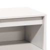 vidaXL Skříň highboard bílá 89x34x116,5 cm masivní borové dřevo