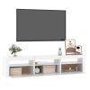 vidaXL TV skříňka s LED osvětlením bílá 180 x 35 x 40 cm