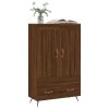 vidaXL Skříň highboard hnědý dub 69,5 x 31 x 115 cm kompozitní dřevo