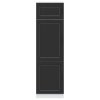 vidaXL Kuchyňská skříňka "Kalmar" černý kompozitní dřevo