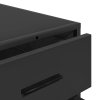 vidaXL Komoda se zásuvkami černá 70x41x70 cm kompozitní dřevo