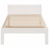 vidaXL Postel bez matrace bílá 90 x 200 cm masivní borovice