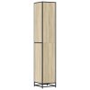 vidaXL Koupelnová skříňka dub sonoma 35x37,5x188,5 cm kompozit a kov
