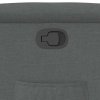 vidaXL Zvedací polohovací křeslo tmavě šedé textil