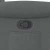 vidaXL Zvedací polohovací křeslo tmavě šedé textil