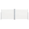 vidaXL Zatahovací boční markýza / zástěna krémová 140 x 1000 cm