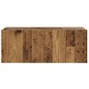 vidaXL Nástěnné TV skříňky 4 ks starého dřeva kompozitní dřevo