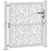 vidaXL Zahradní brána 100 x 100 cm, odolná ocel, design křídla