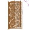vidaXL Zahradní brána 105 x 180 cm odolná ocel s motivem stopy