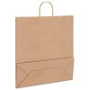 vidaXL Papírové sáčky 250 ks s uchy hnědé 45x17x48 cm