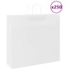 vidaXL Papírové tašky 250 ks s uchy bílé 54x15x49 cm