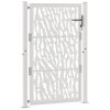 vidaXL Zahradní brána 100 x 150 cm odolná ocel s motivem stopy