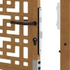 vidaXL Zahradní brána 105 x 180 cm odolná ocel s křížovým designem