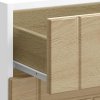 vidaXL Kuchyňská spodní skříňka "Lucca" dub sonoma kompozitní dřevo