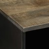 vidaXL TV skříňka černá 100 x 33 x 46 cm masivní mangovníkové dřevo