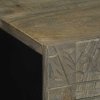 vidaXL Příborník světle šedá 60x33,5x75 cm masivní mangovníkové dřevo