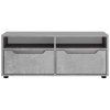 vidaXL TV skříňka VISNES betonově šedá 100x40x38 cm kompozitní dřevo