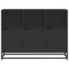 vidaXL Příborník černý 100x35x76 cm kompozitní dřevo