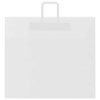 vidaXL Papírové tašky 250 ks s uchy bílé 54x15x49 cm