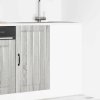 vidaXL Spodní kuchyňská skříňka "Lucca" šedý sonoma kompozitní dřevo