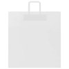 vidaXL Papírové tašky 250 ks s uchy bílé 45x17x48 cm