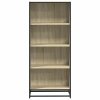 vidaXL Knihovna dub sonoma 60 x 35 x 139 cm kompozitní dřevo
