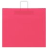 vidaXL Papírové sáčky 250 ks s uchy růžové 54x15x49 cm