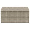 vidaXL Zahradní úložný box světle šedý 110x50x58 cm polyratan