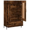 vidaXL Skříň highboard kouřový dub 69,5 x 31 x 115 cm kompozitní dřevo