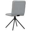 vidaXL Jídelní židle 4 ks světle šedé textil