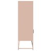 vidaXL Skříň highboard růžová 68x39x123 cm ocel