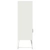 vidaXL Skříň highboard bílá 68x39x123 cm ocel