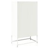 vidaXL Skříň highboard bílá 68x39x123 cm ocel