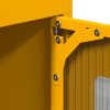 vidaXL Skříň highboard hořčicově žlutá 68x39x123 cm ocel