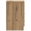 vidaXL Noční stolky 2 ks dub artisan 38x35x55 cm kompozitní dřevo