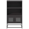 vidaXL Skříň highboard černá 68x39x123 cm ocel