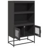 vidaXL Skříň highboard černá 68x39x123 cm ocel