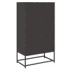 vidaXL Skříň highboard černá 68x39x123 cm ocel