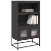vidaXL Skříň highboard černá 68x39x123 cm ocel