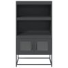 vidaXL Skříň highboard antracitová 68x39x123 cm ocel