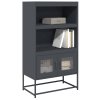 vidaXL Skříň highboard antracitová 68x39x123 cm ocel