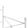 vidaXL Válenda bez matrace Bílá 100x200 cm ocel
