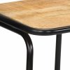 vidaXL barové stoličky 2 ks 46x35,5x80 cm Masivní dřevo hrubé mango