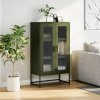 vidaXL Skříň highboard olivově zelená 68x39x123 cm ocel