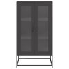 vidaXL Skříň highboard černá 68x39x123 cm ocel