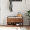 vidaXL Lavice do předsíně SANDNES 87x40x50 cm masivní borovice