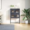 vidaXL Skříň highboard antracitová 68x39x107 cm ocel