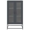 vidaXL Skříň highboard antracitová 68x39x123 cm ocel