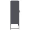 vidaXL Skříň highboard antracitová 68x39x123 cm ocel
