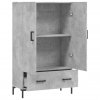 vidaXL Skříň highboard betonově šedá 69,5x31x115 cm kompozitní dřevo
